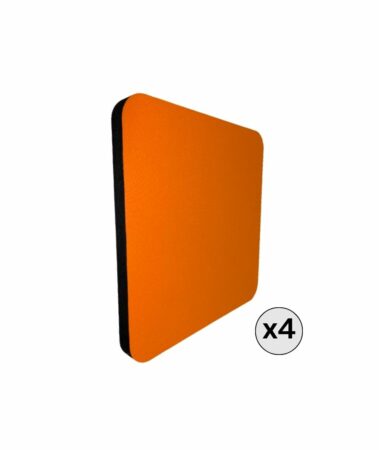 Audiodesigner DECHO Style Square Ηχοαπορροφητικό Πάνελ 60x60cm Orange (4 Τεμάχια)
