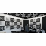 Audiodesigner Ecoplan Sounder Light Grey Νo Ιnserts Ηχοαπορροφητικό Πάνελ Πολυεστέρα 600x600x40 mm / 0,36 τ.μ.